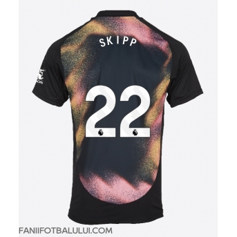 Leicester City Oliver Skipp #22 Tricou Fotbal Replică 2024-25 Barbati Deplasare